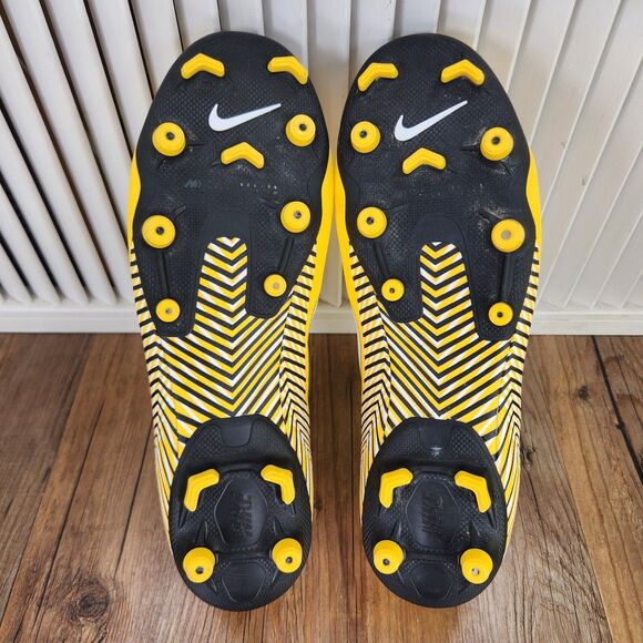 Nike Vapor 12 Academy Neymar Jr FG/MG Mens Sz 11 Yellow Soccer Cleats AO3131-710